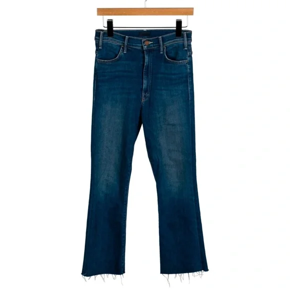 MOTHER The Hustler Ankle Fray Jeans in Big Sky Size 28 - Picture 3 of 15